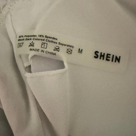 🎨 SHEIN Tie-Dye Smocked Bandeau Bikini Set (Size M) - Picture 7 of 8